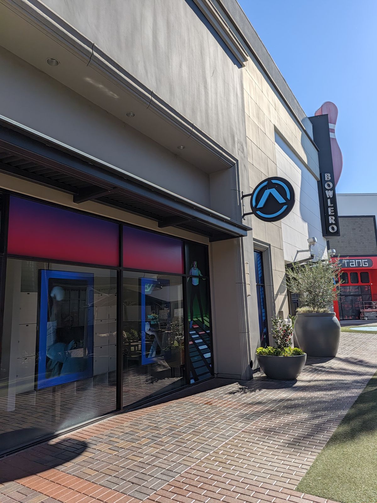 Activate Games Tustin storefront and logo at The District at Tustin Legacy