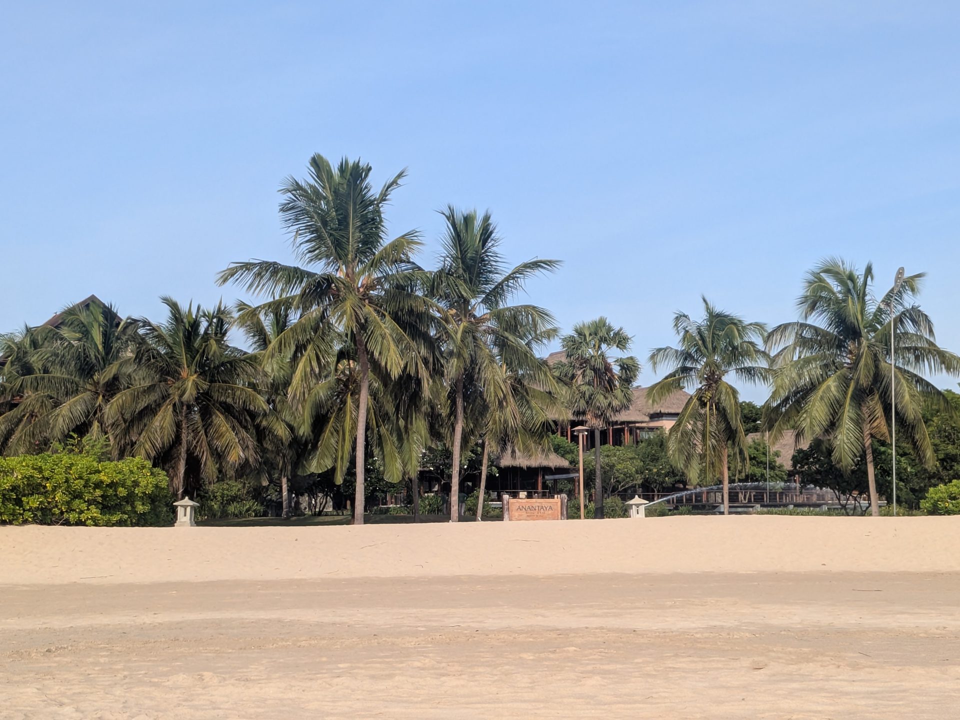 Anantaya Pasikudah resort seen from the beach