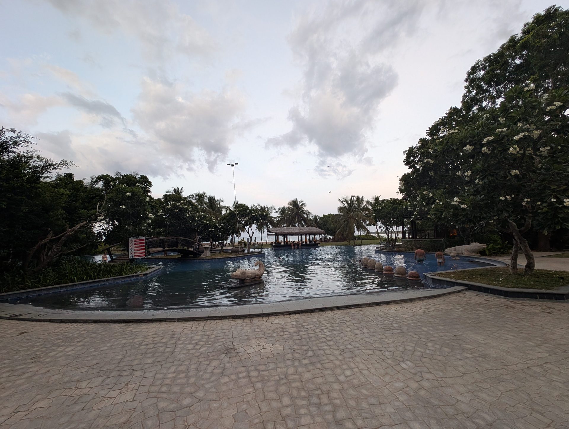 Pool with swim-up bar at Anantaya Pasikudah