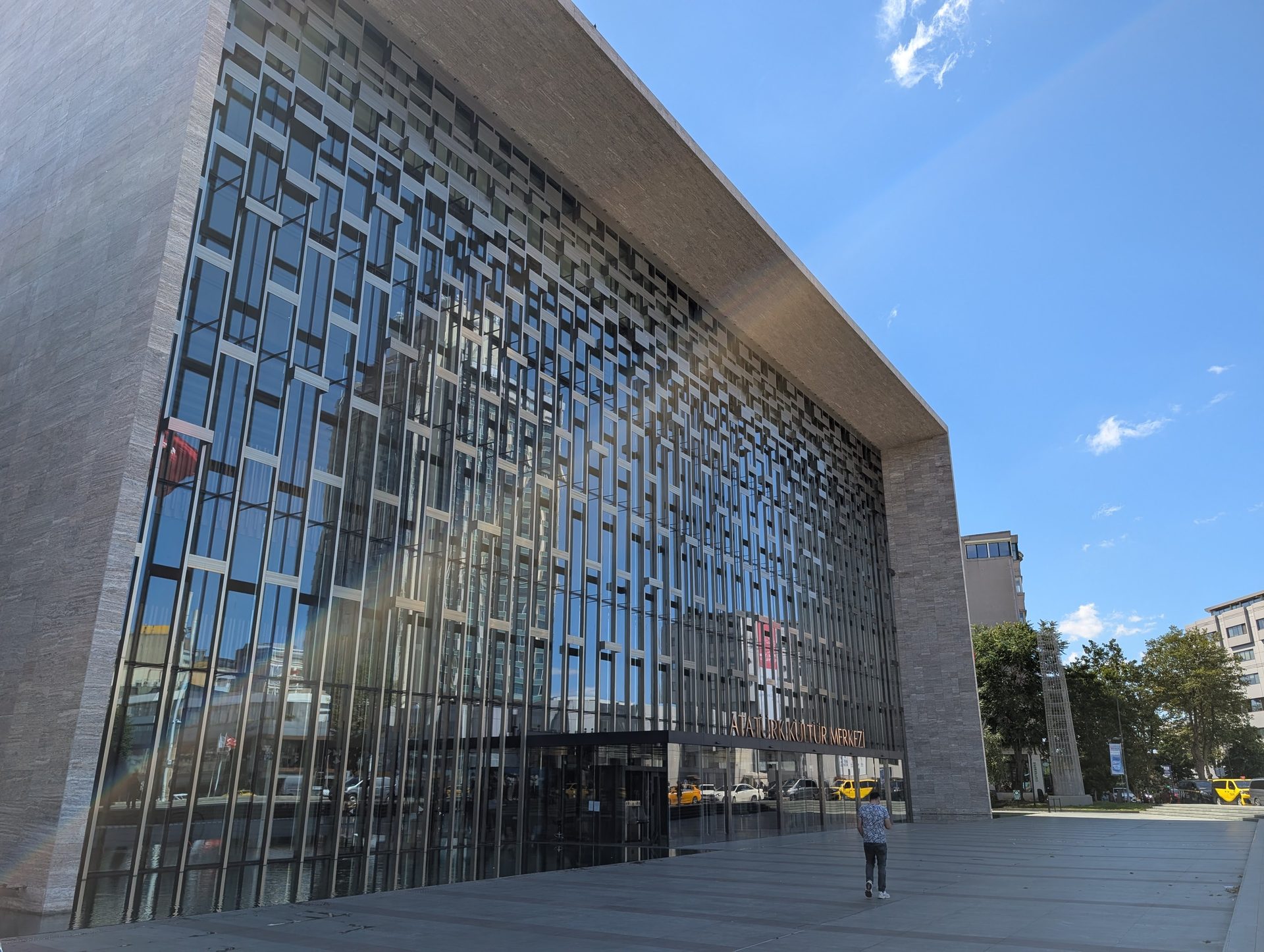 Atatürk Cultural Center building on Taksim Square
