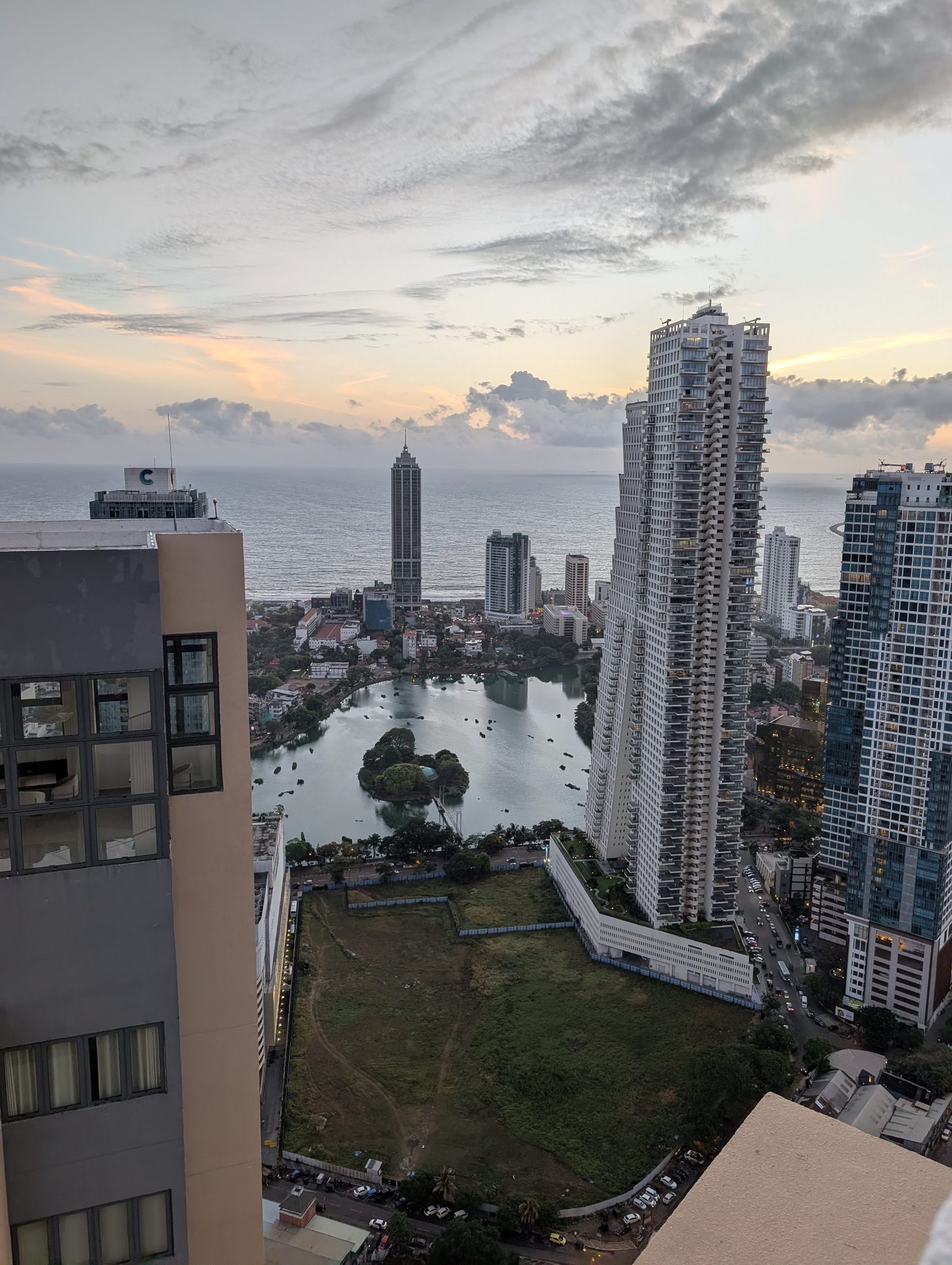 Beira Lake and high-rise towers from Tri-Zen