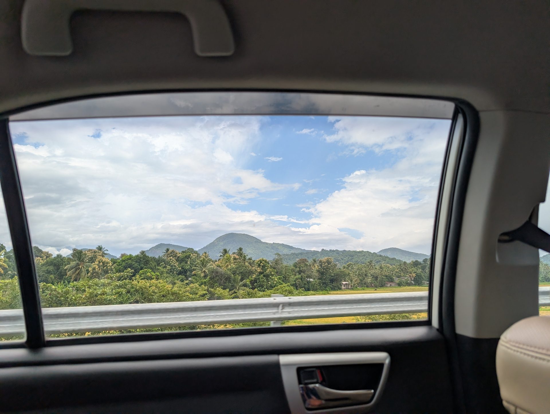 Mountains seen from the Central Expressway