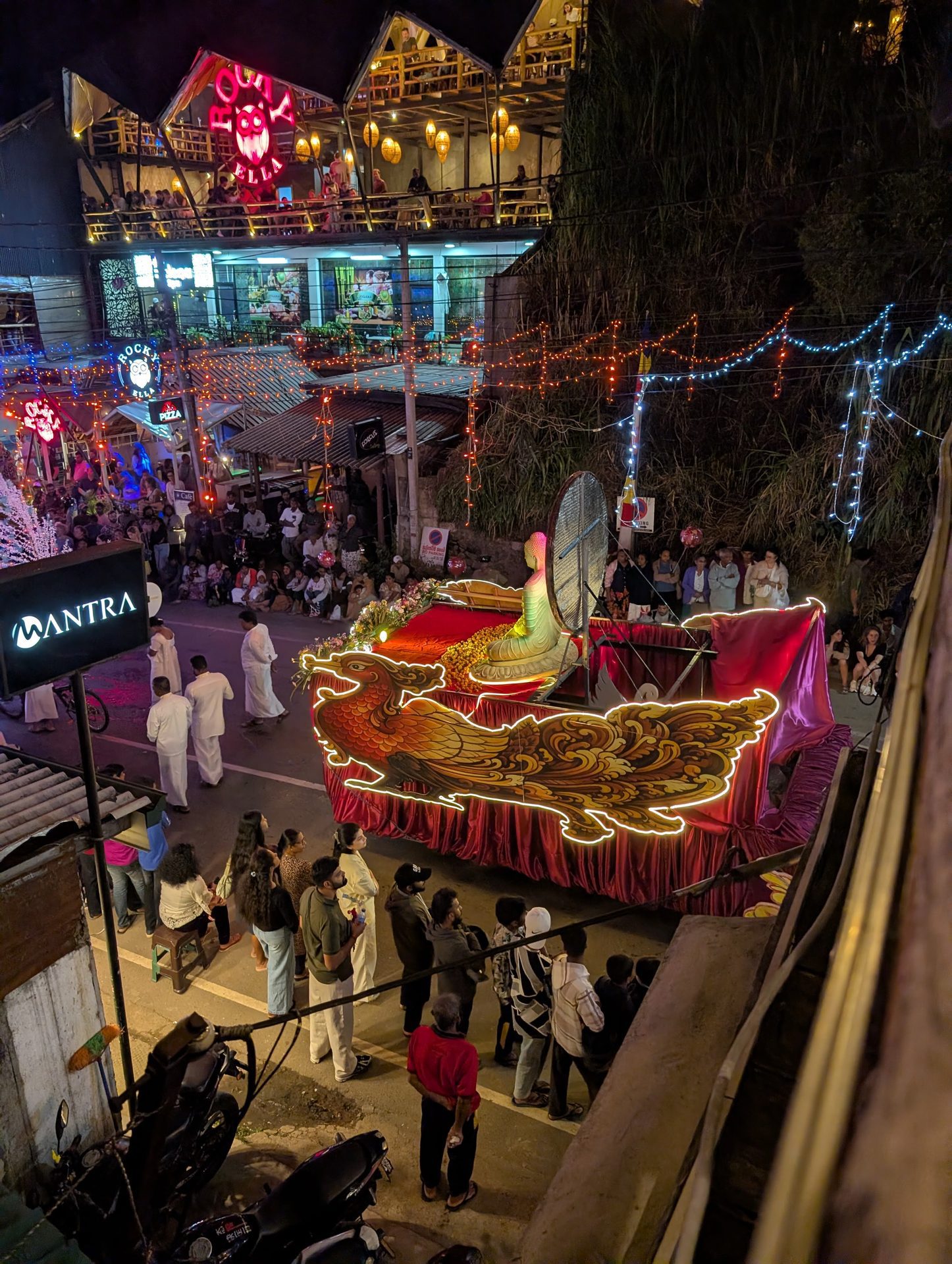 Decorated float in the Ella perahera