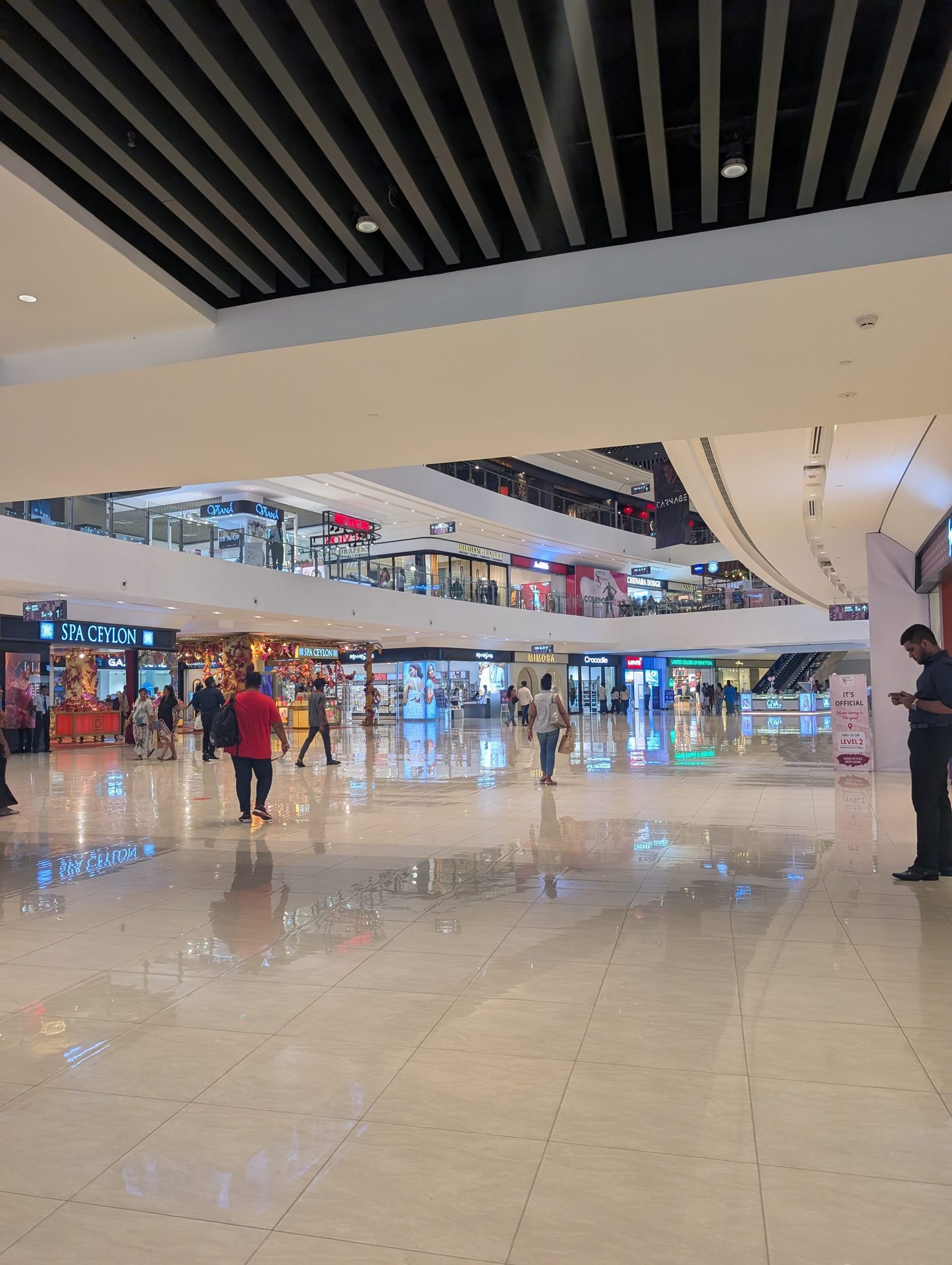 Inside Havelock City Mall in Colombo