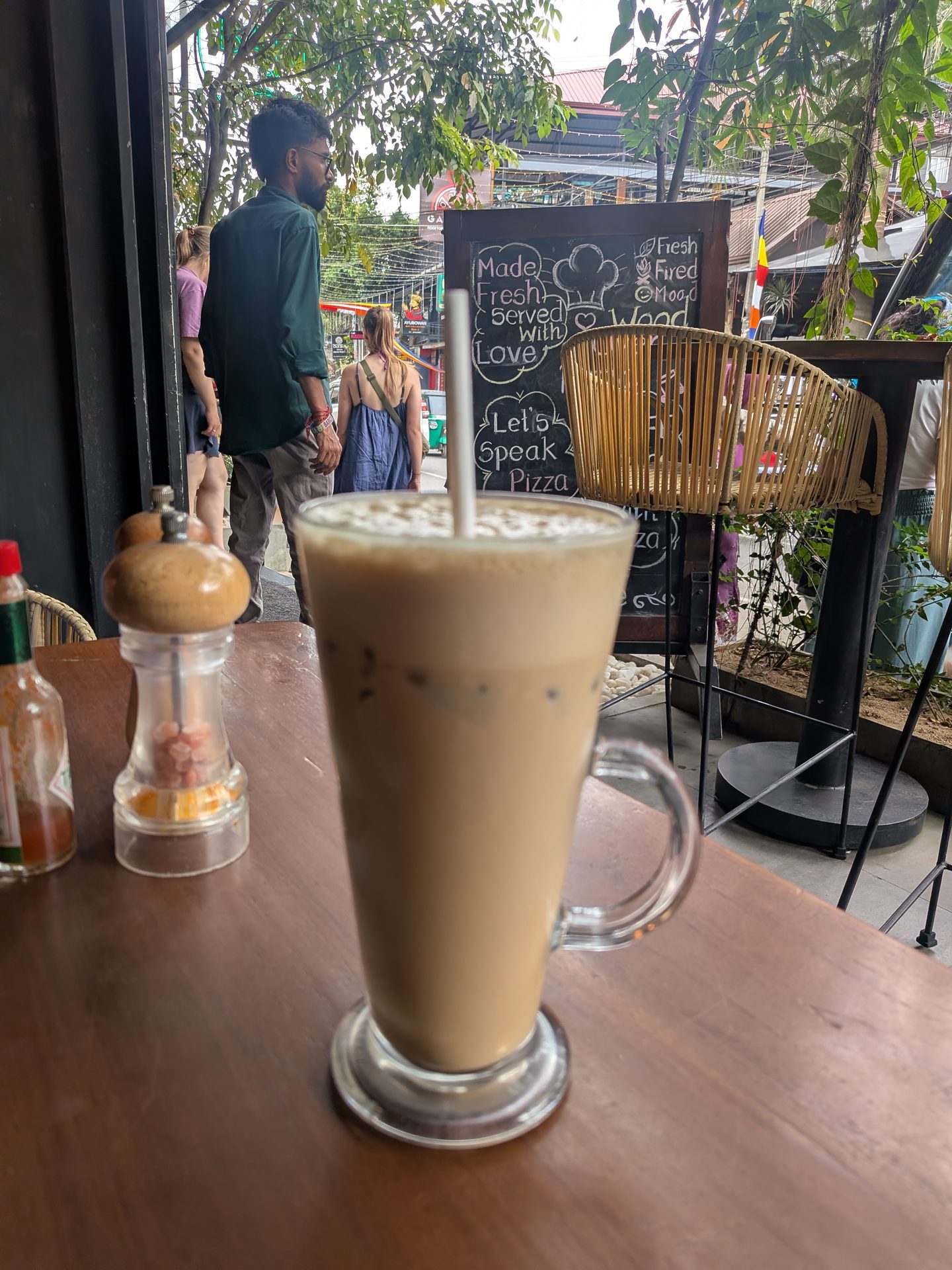 Iced coffee at The Barn by Starbeans in Ella