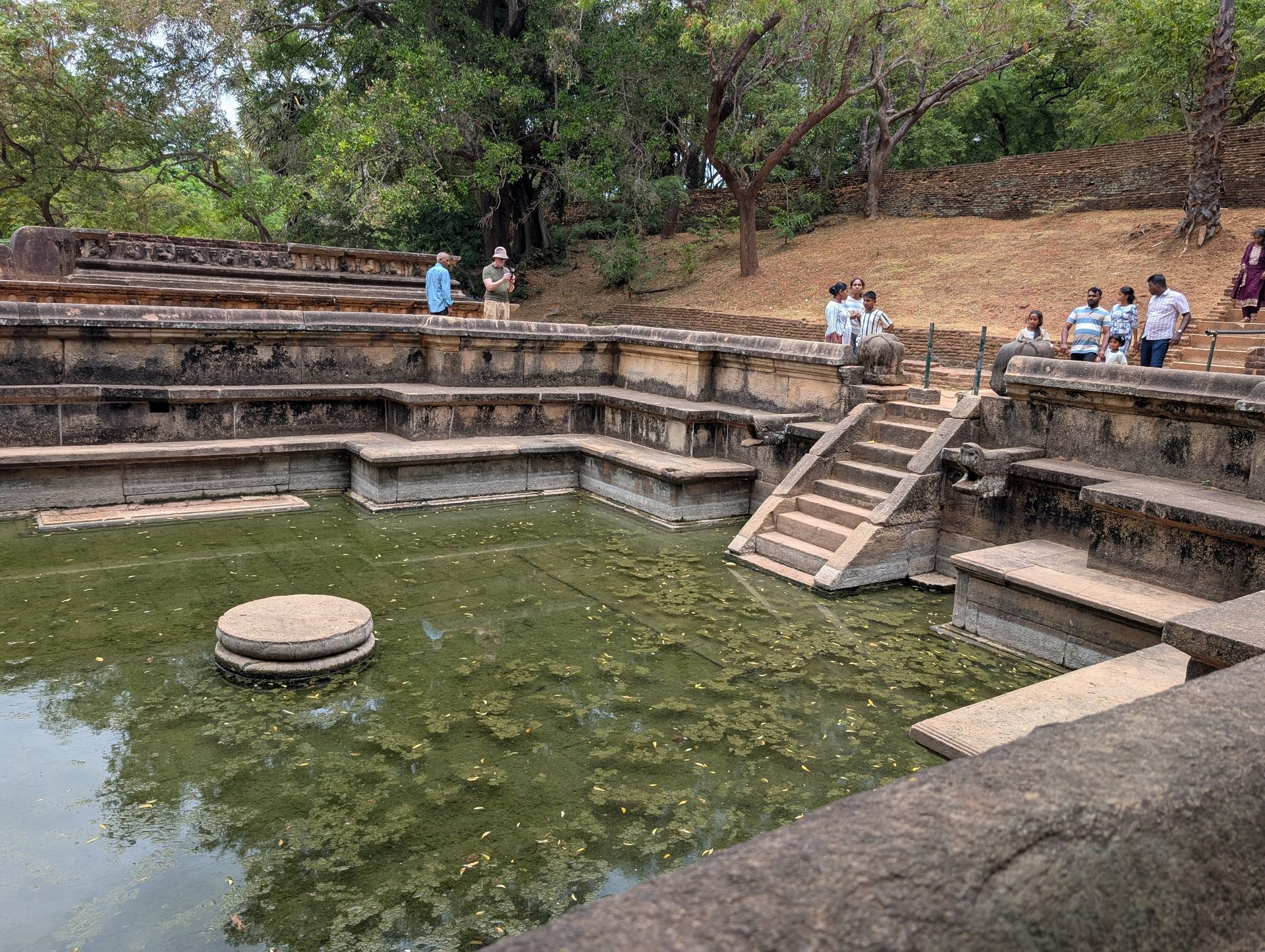Steps leading into Kumara Pokuna royal bath