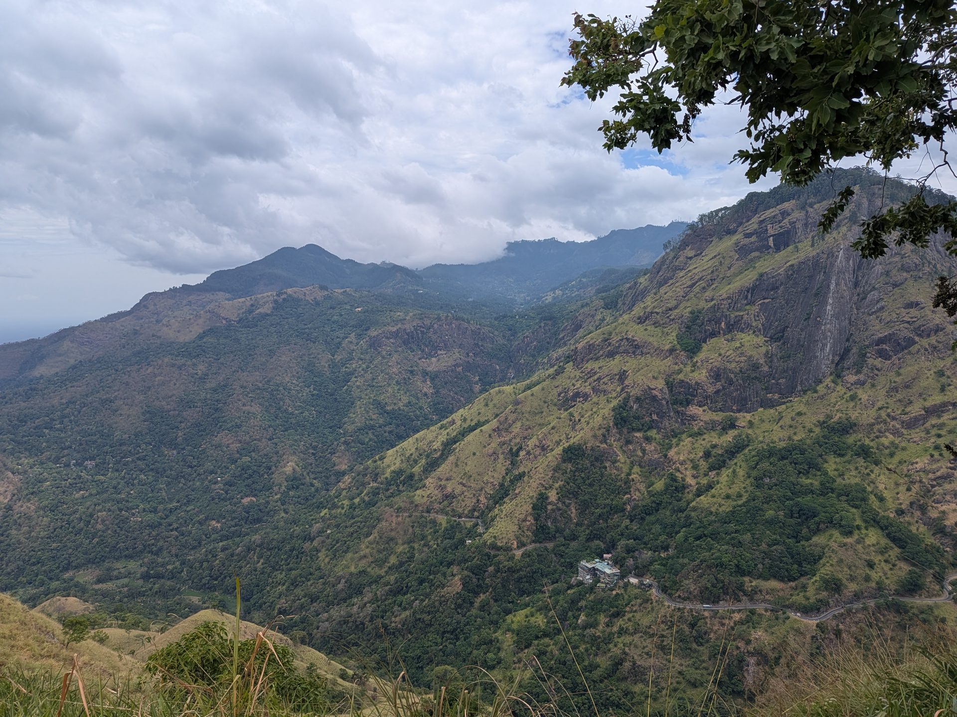 Valley and mountains from Little Adam's Peak summit