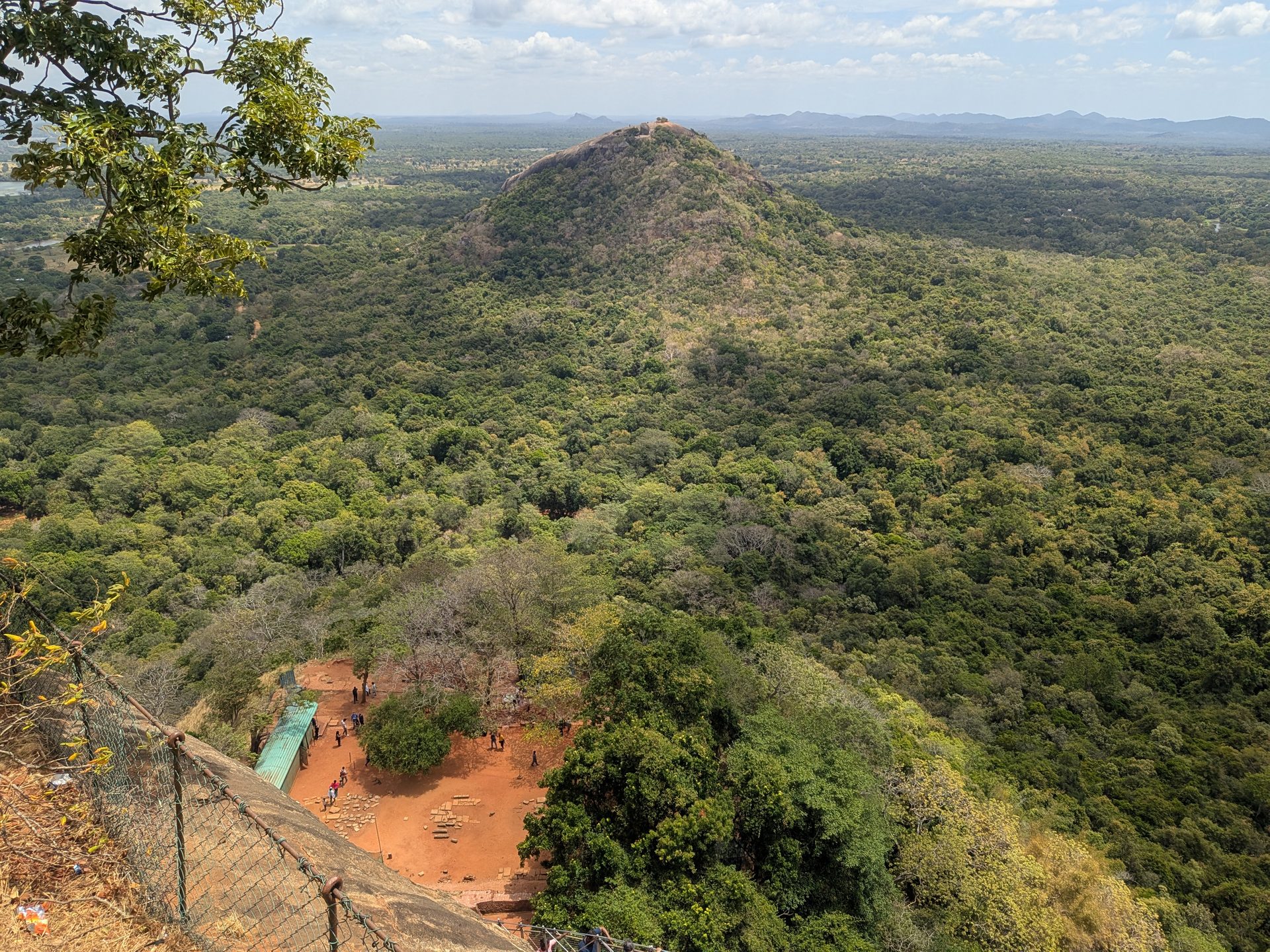 Pidurangala Rock seen from Sigiriya