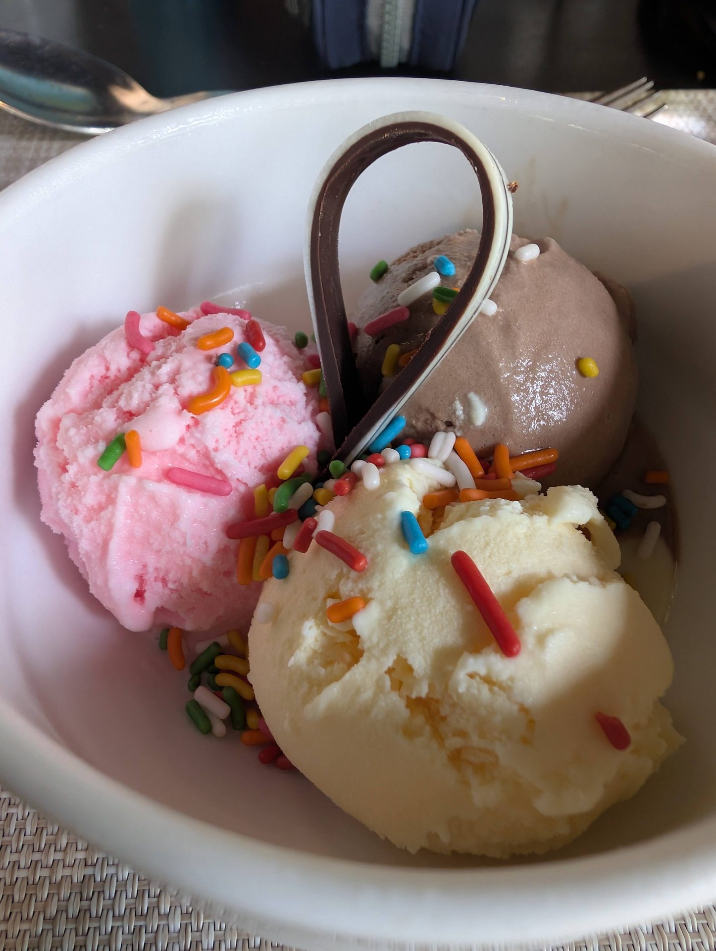 Ice cream dessert at Sigiriya Jungles