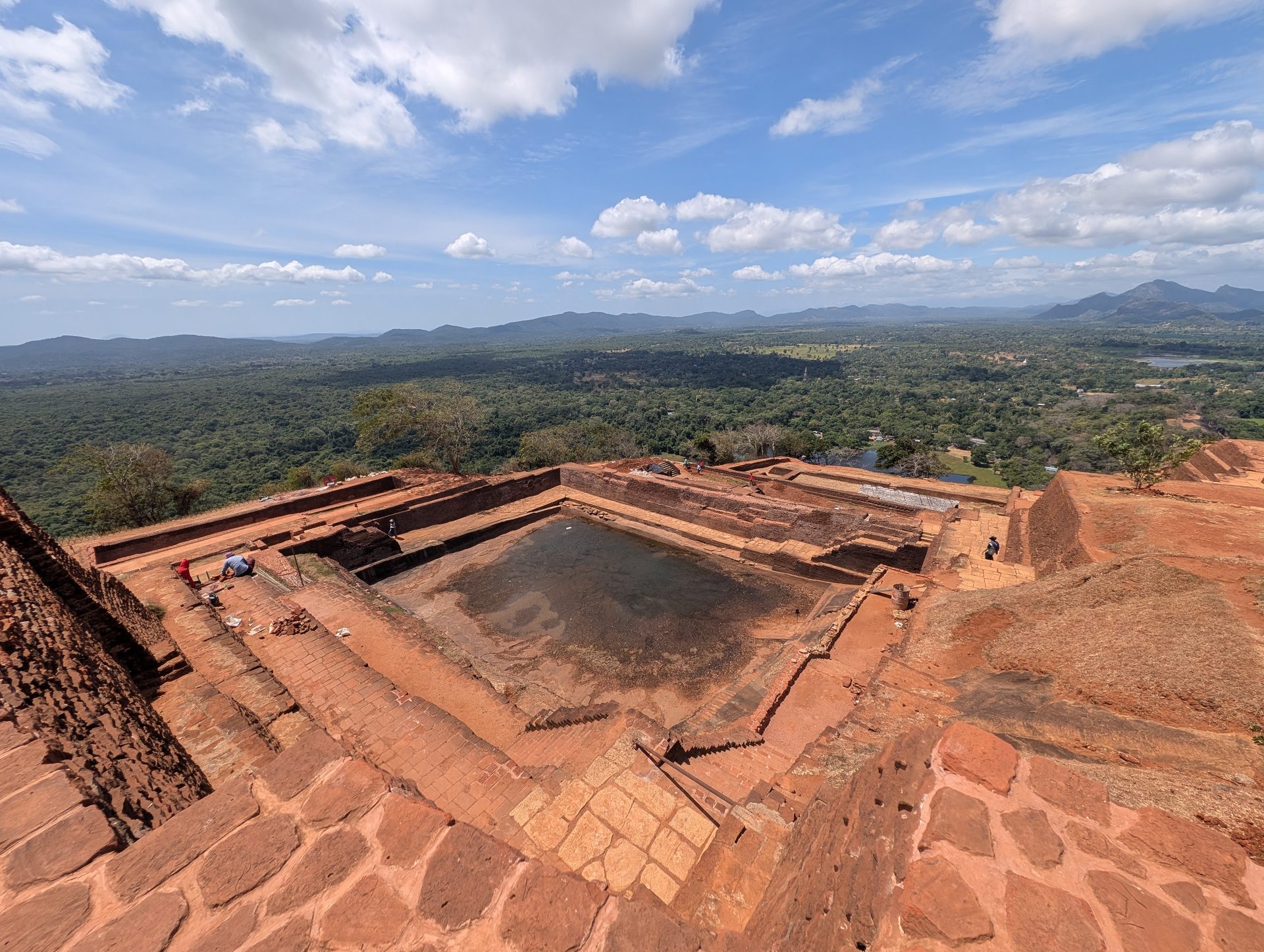Ancient cistern on top of Sigiriya Rock