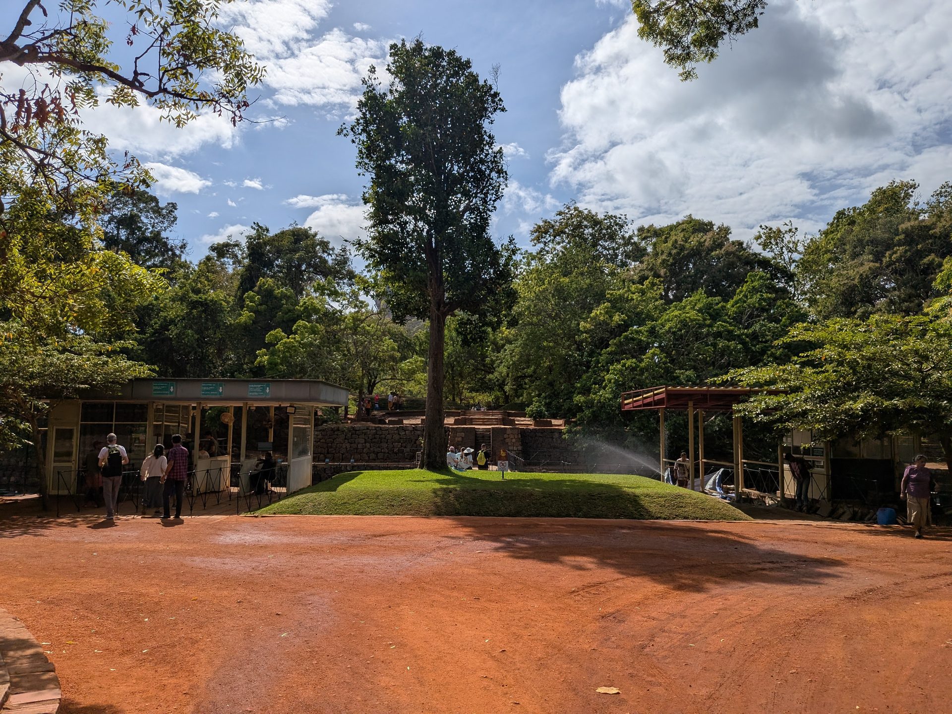 Ticket and entrance area at Sigiriya Rock