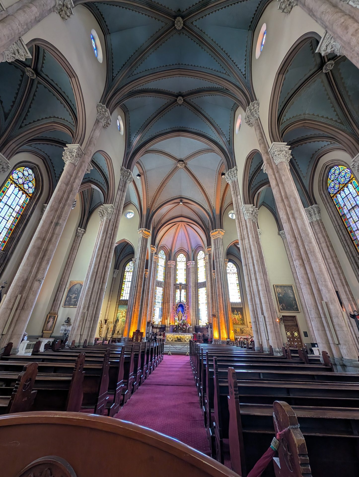 Interior of St. Anthony of Padua Church in Istanbul