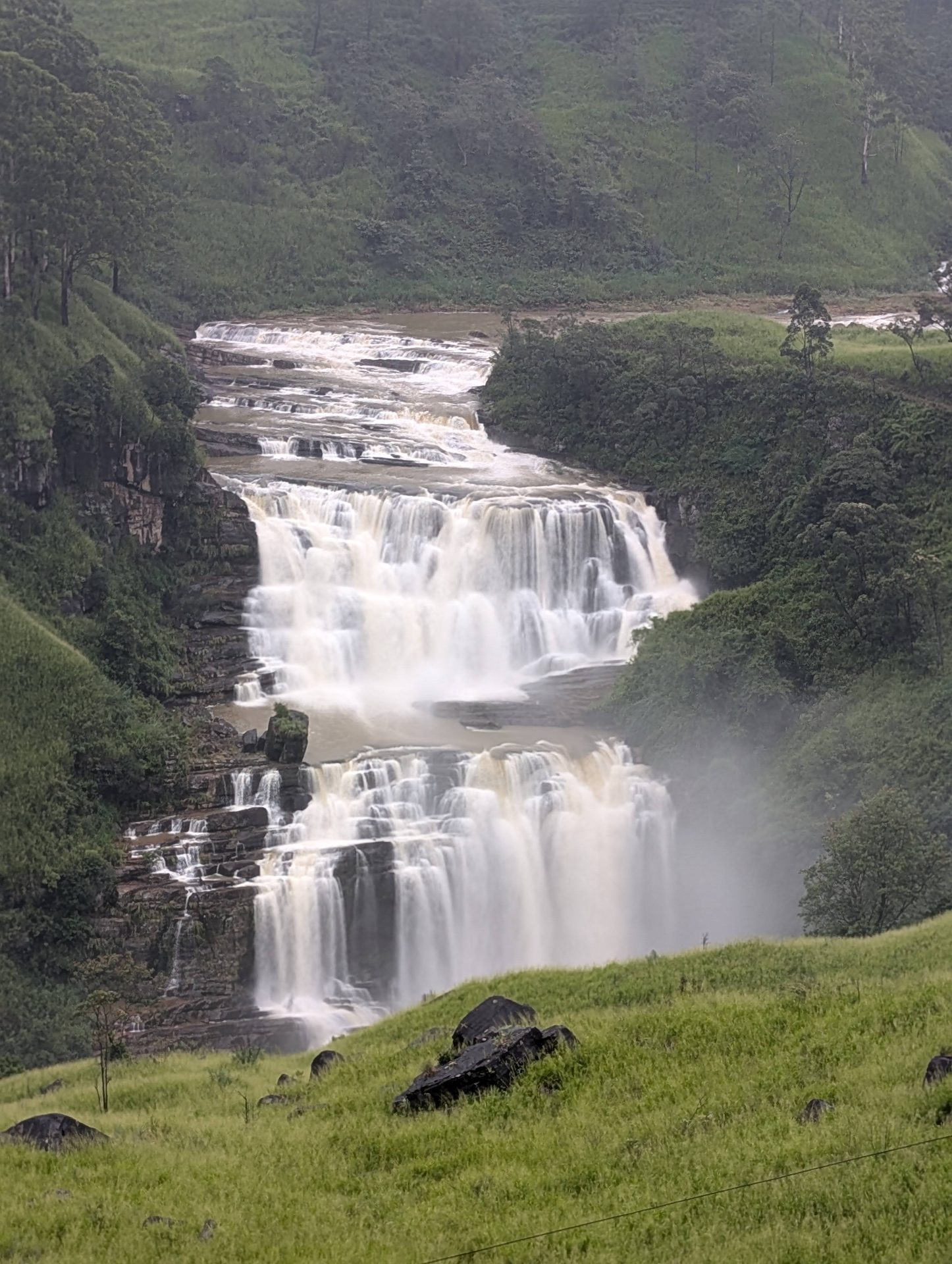 St. Clair's Falls in Sri Lanka's tea country