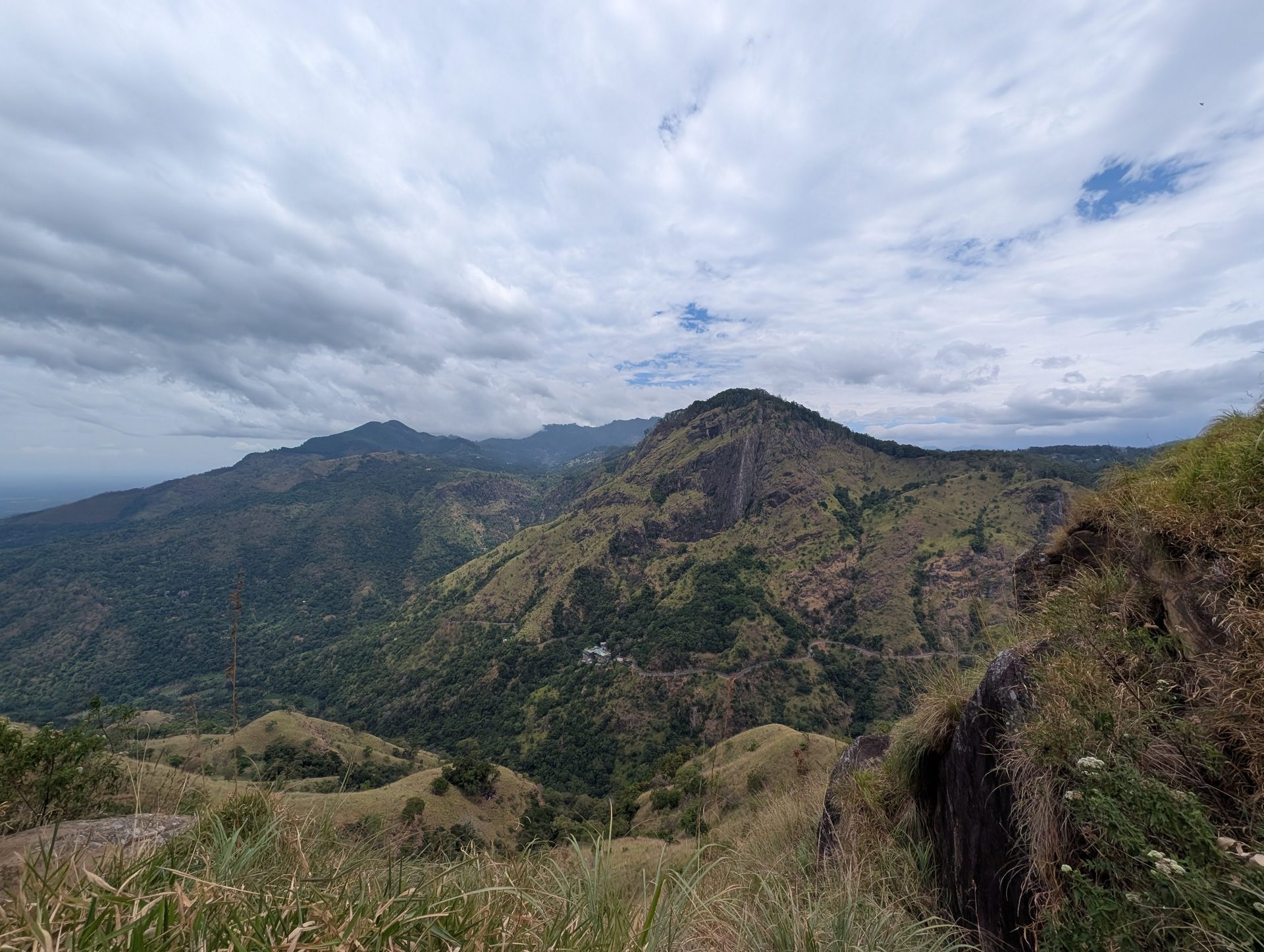 Mountain view from the top of Little Adam's Peak
